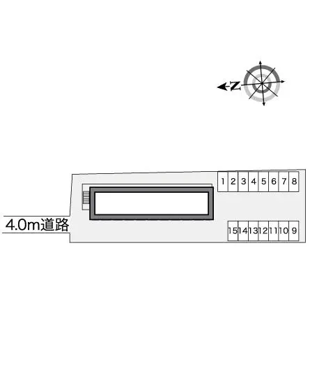 ★手数料０円★岡山市中区関　月極駐車場（LP）